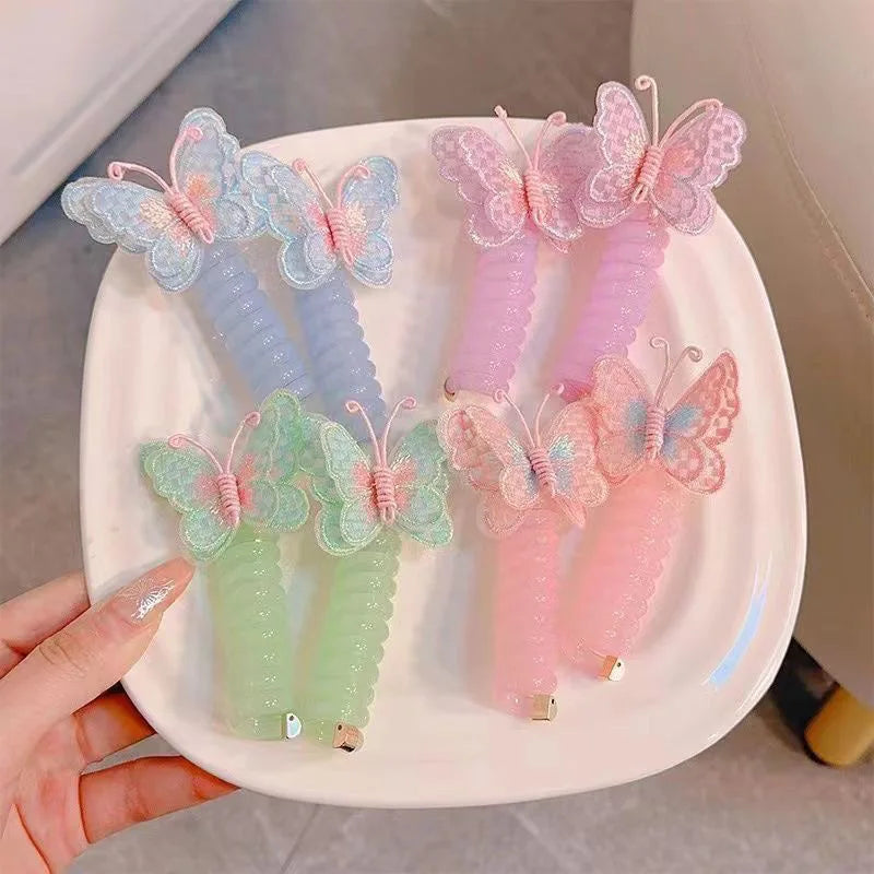 Butterfly Telephone Wire Hair Bands