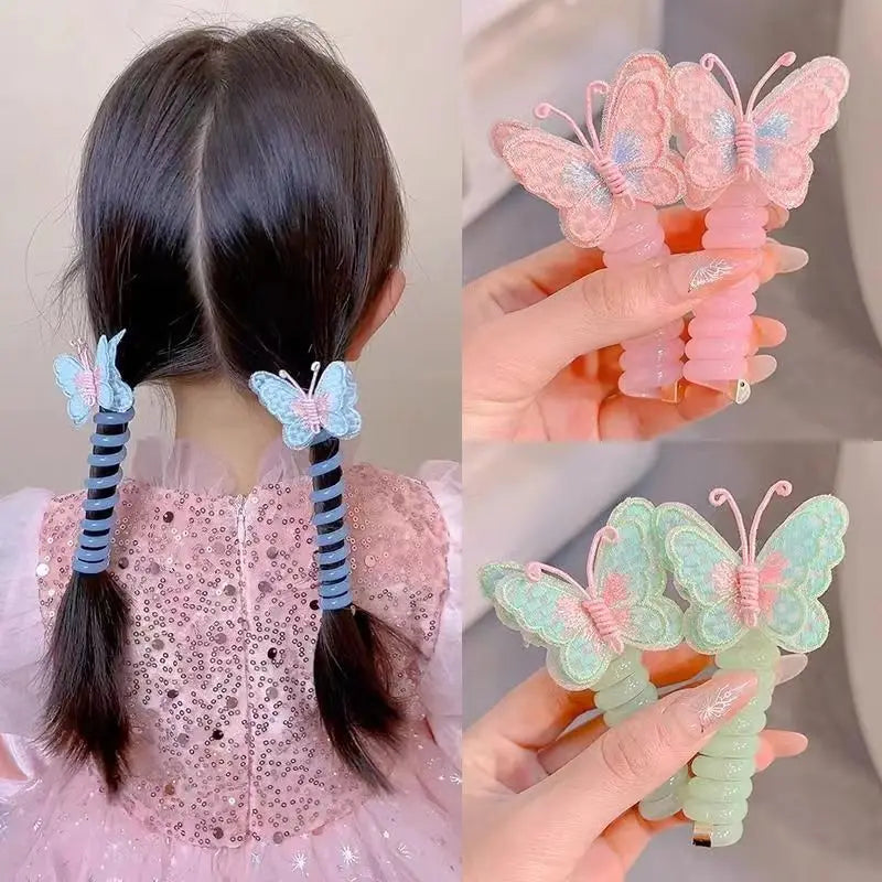 Butterfly Telephone Wire Hair Bands